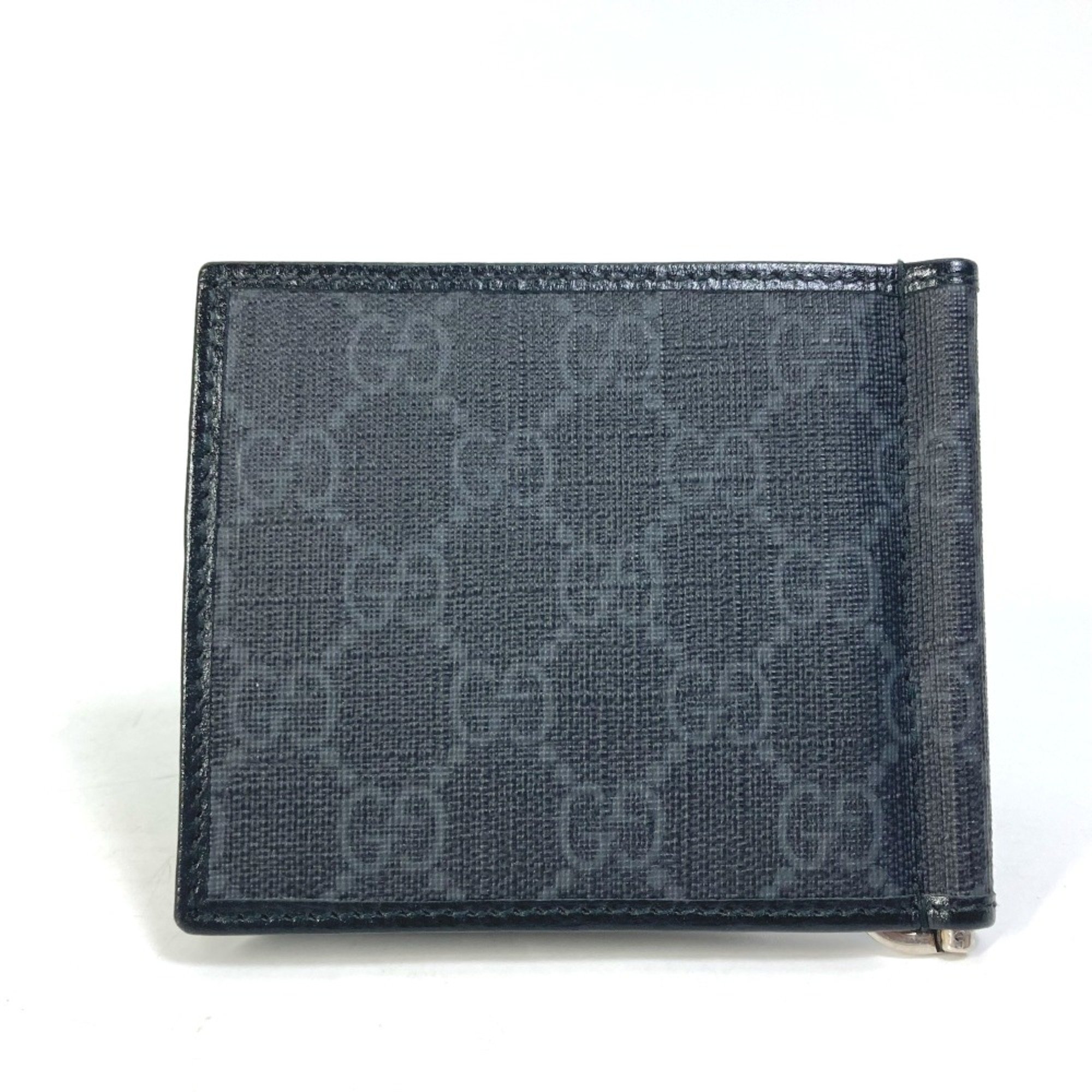 Gucci 700686 GG money clip Japan limited Folded wallet Black