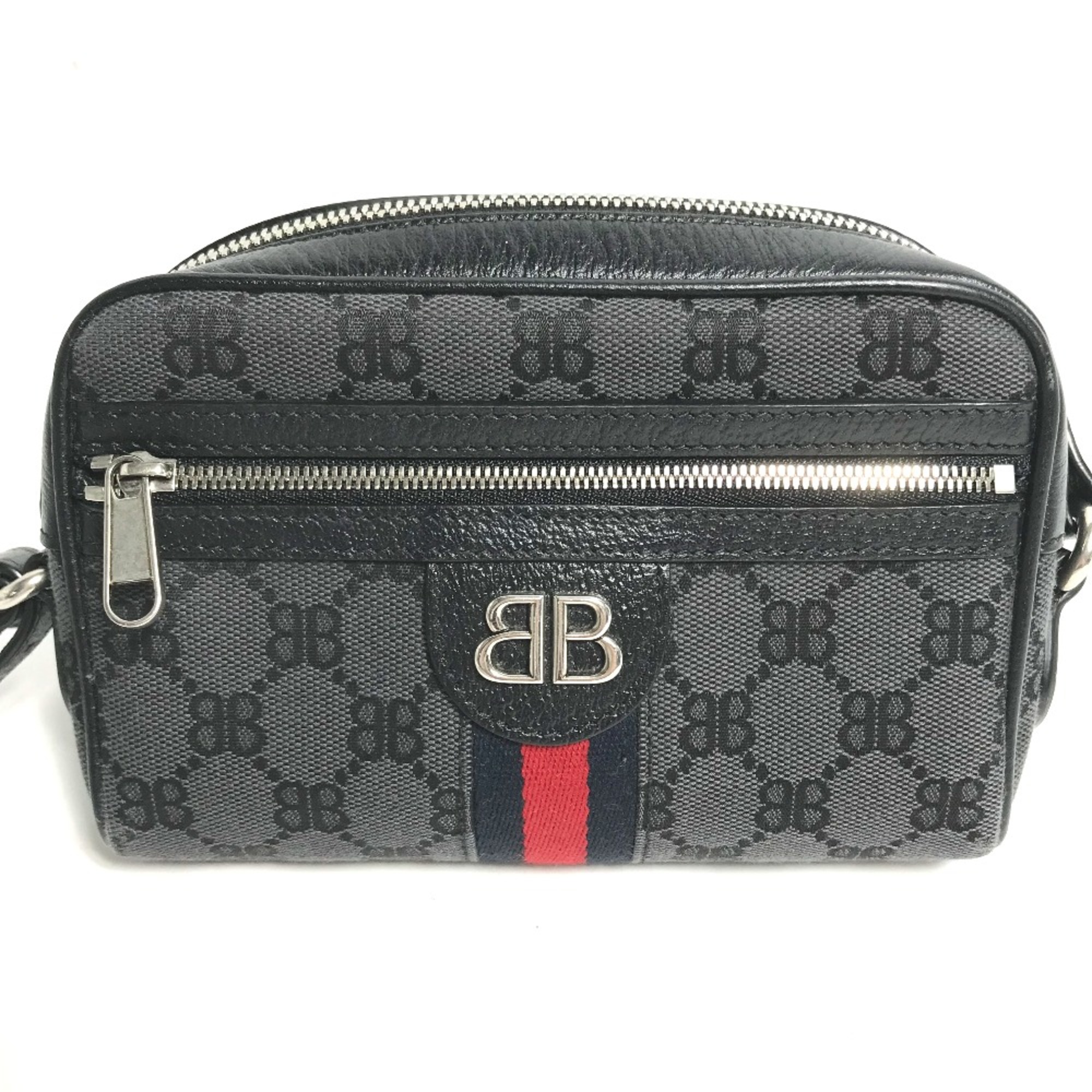 Gucci 680128 Balenciaga Balenciaga collaboration Pochette Crossbody bag Shoulder Bag Black