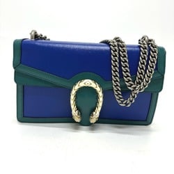 Gucci 400249 Bicolor Chain shoulder Shoulder Bag blue Green