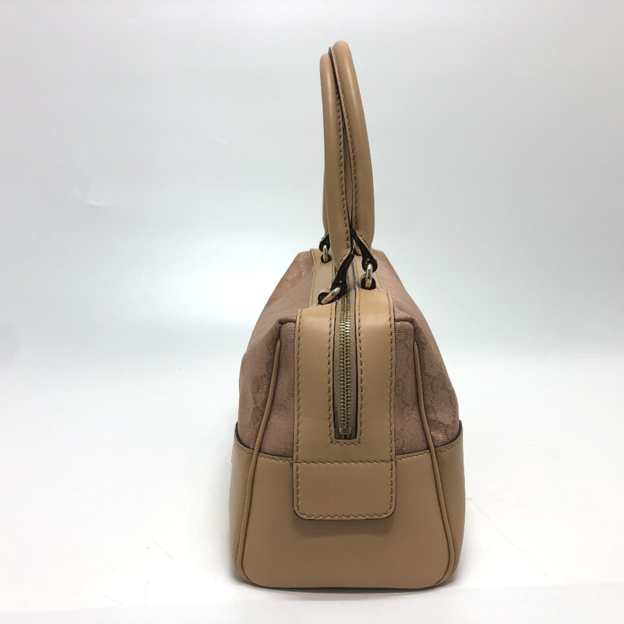 Gucci 257067 GG lame Bag Hand Bag Beige GoldHardware