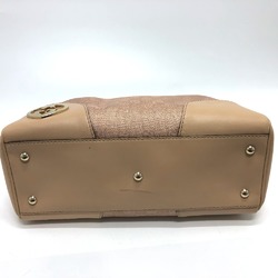 Gucci 257067 GG lame Bag Hand Bag Beige GoldHardware