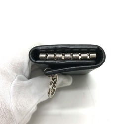 Gucci 212111 GG implementation GG/logo key Key Case Black SilverHardware