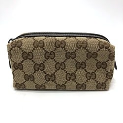 Gucci 29596 GG Cosmetic porch Cosmetics Pouch Brown