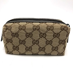 Gucci 29596 GG Cosmetic porch Cosmetics Pouch Brown