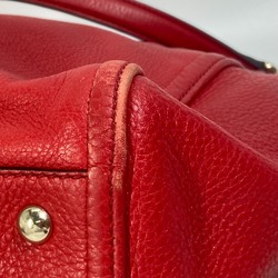 Gucci 282309 Interlocking G Tote Bag Shoulder Bag Hand Bag Red