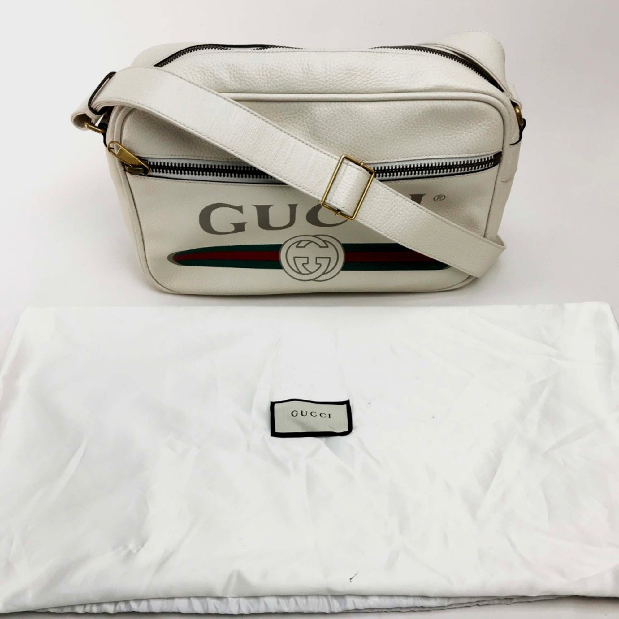 Gucci 523589 bag messenger bag Shoulder Bag White