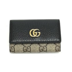 Gucci 456118 GG Marmont Key Case Beige