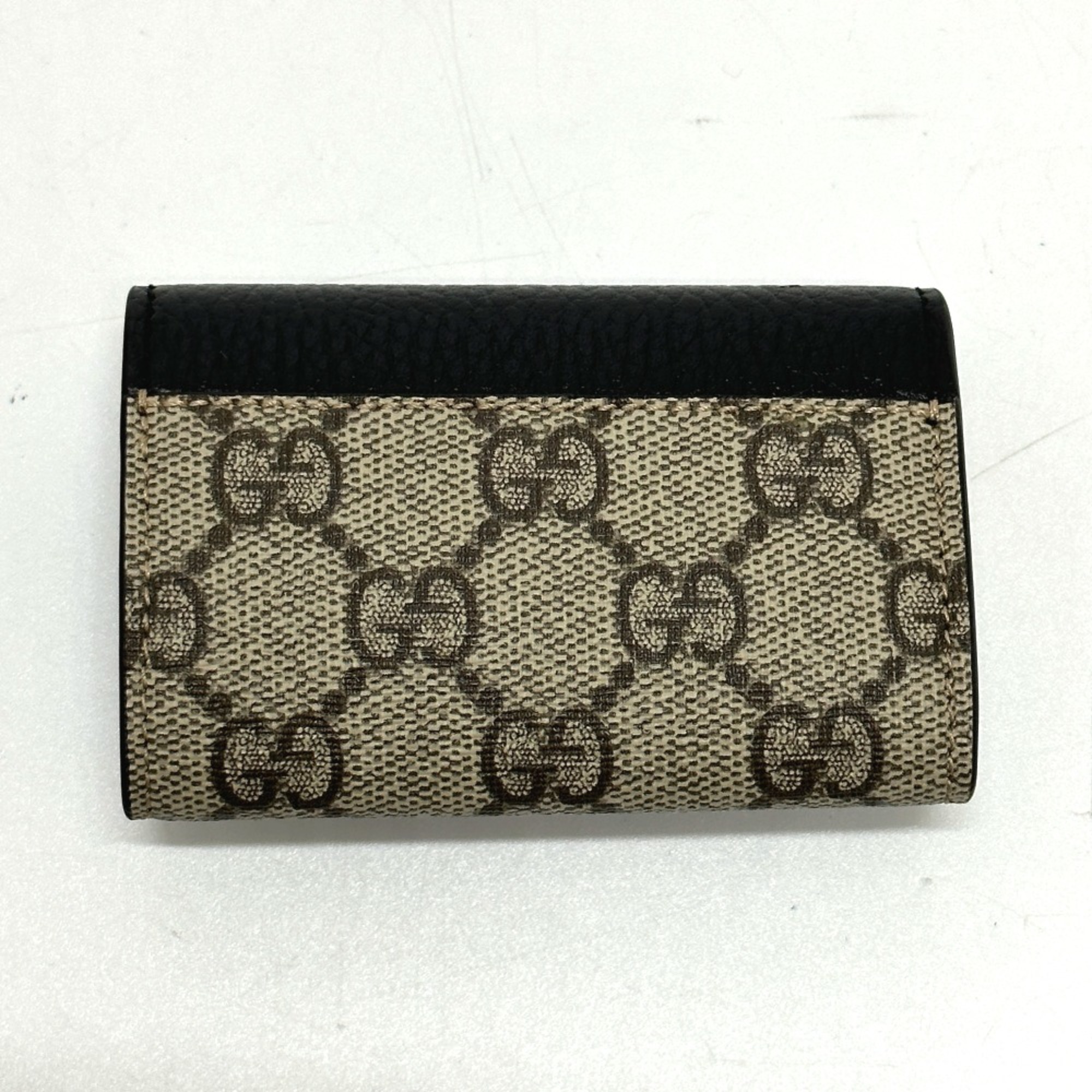 Gucci 456118 GG Marmont Key Case Beige