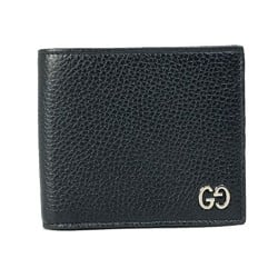 Gucci 473922 GG Wallet Folded wallet Black