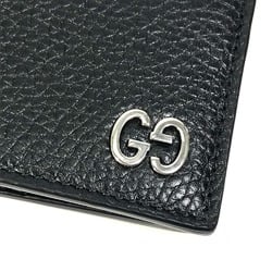 Gucci 473922 GG Wallet Folded wallet Black