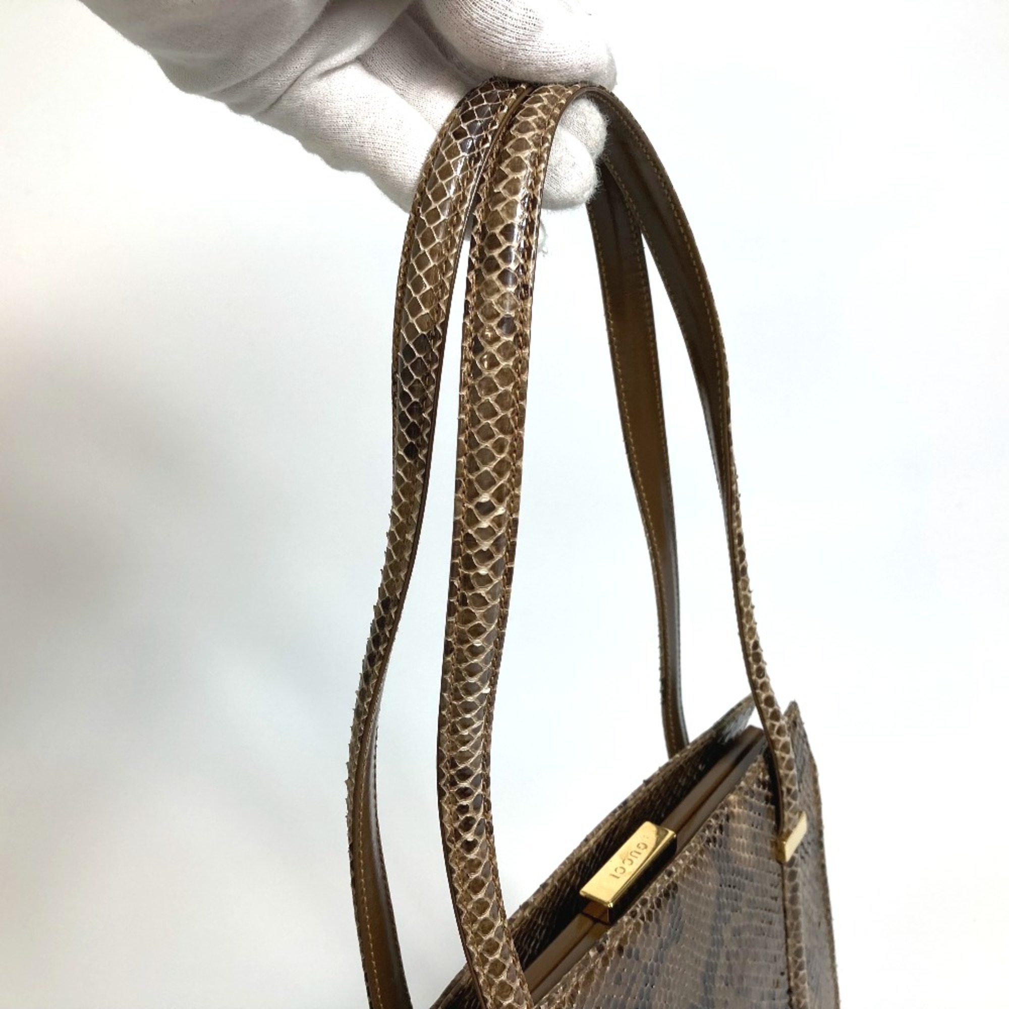 Gucci 001-781-01735 Bag Tote Bag Hand Bag Brown