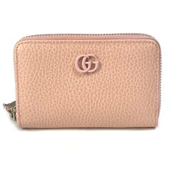 Gucci 644412 GG Marmont Double G Wallet coin purse Coin Compartment Card Case pink