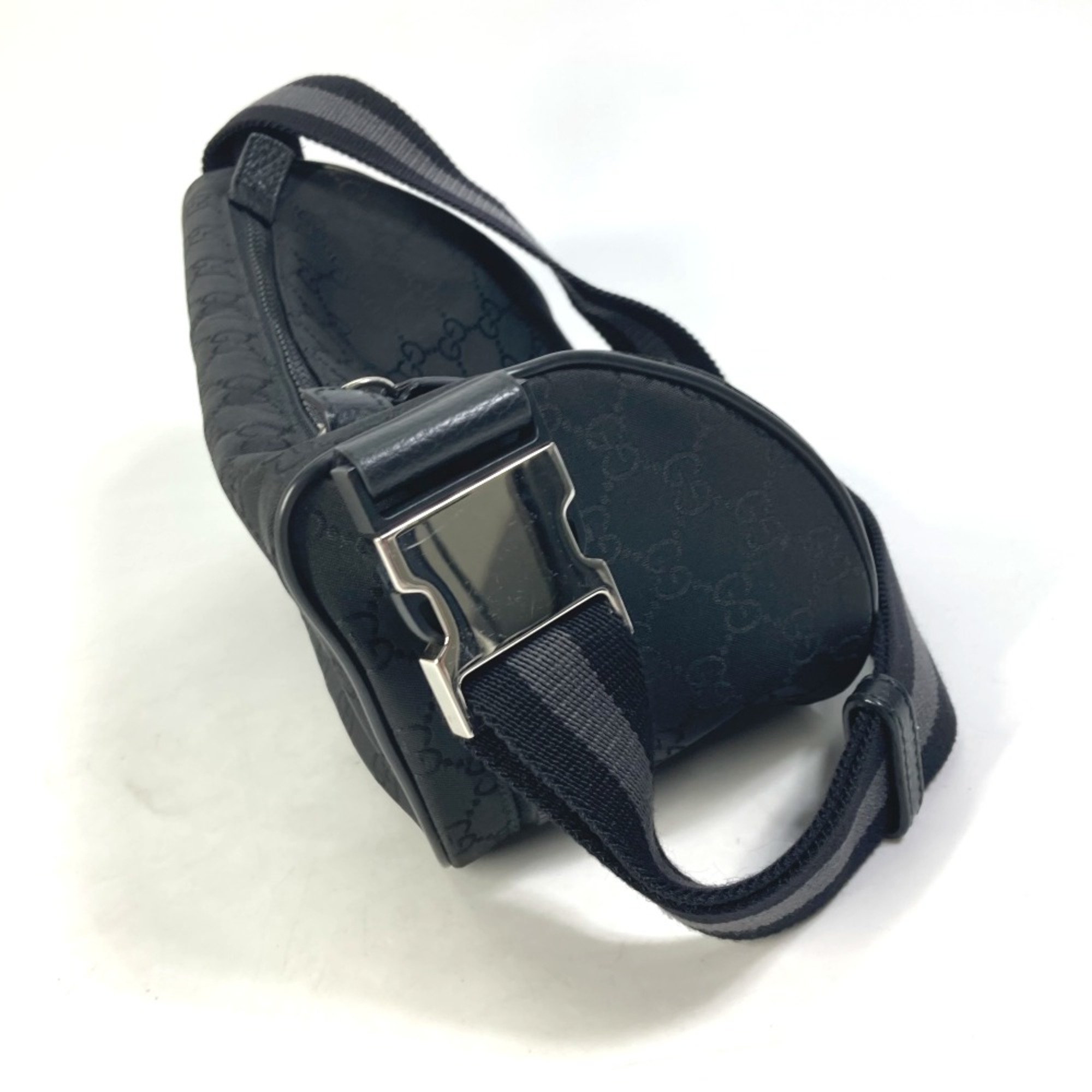 Gucci 449182 GG Cross body bag Waist Pouch Black