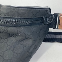 Gucci 449182 GG Cross body bag Waist Pouch Black