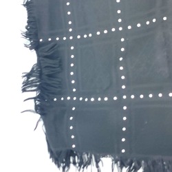 Gucci 508027 GG Shawl Fringe Stole/Shawl Scarf Black