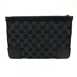 Gucci 150415 GG clutch bag bag Pouch Black