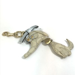 Gucci GG Bag Key Holder charm Beige