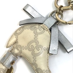 Gucci GG Bag Key Holder charm Beige