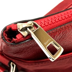 Gucci 510342 GG Bag Shoulder Bag Red SilverHardware