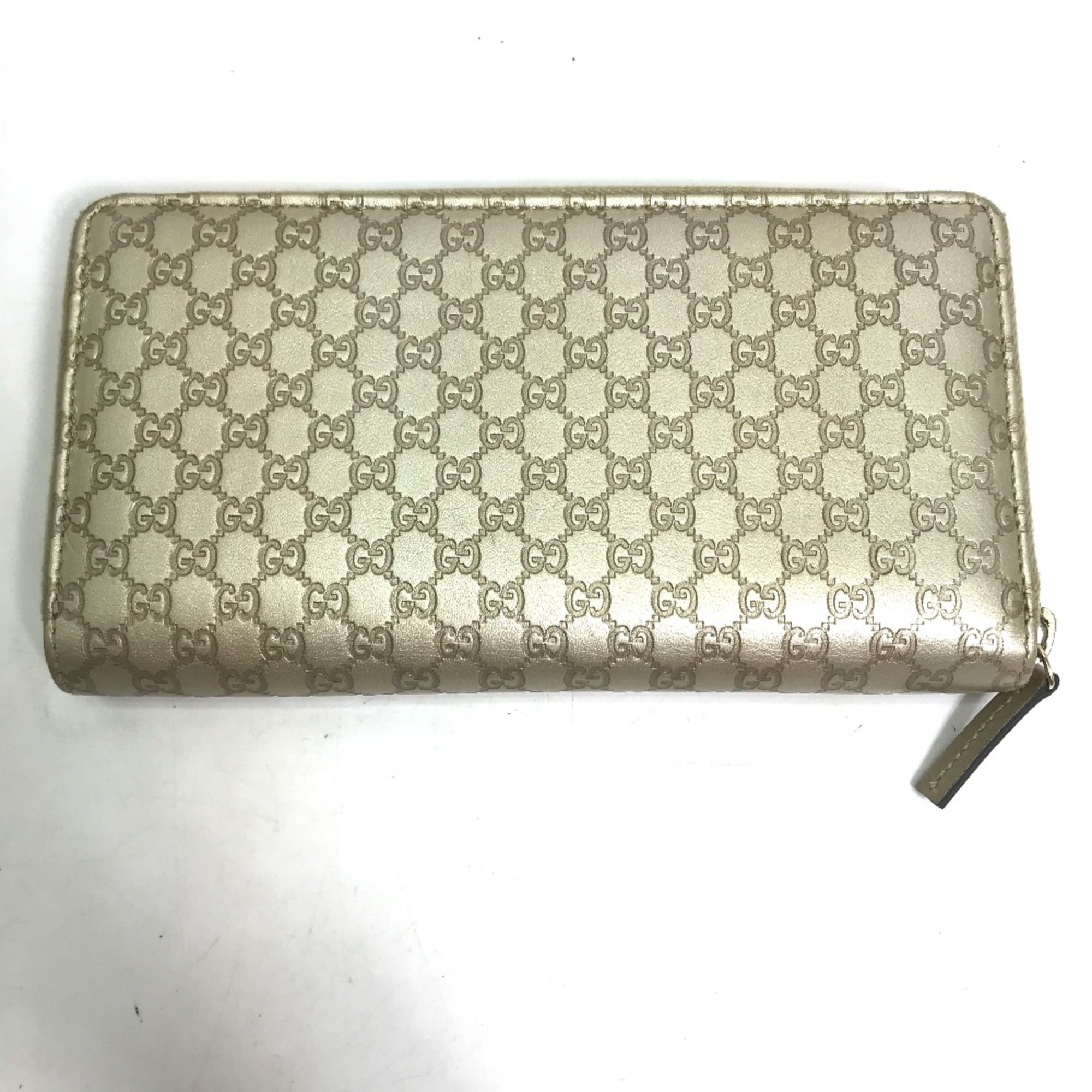 Gucci 388680 Guccissima GG long wallet Long Wallet Gold