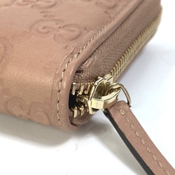 Gucci 257003 MAYFAI Zip Around Long Wallet pink