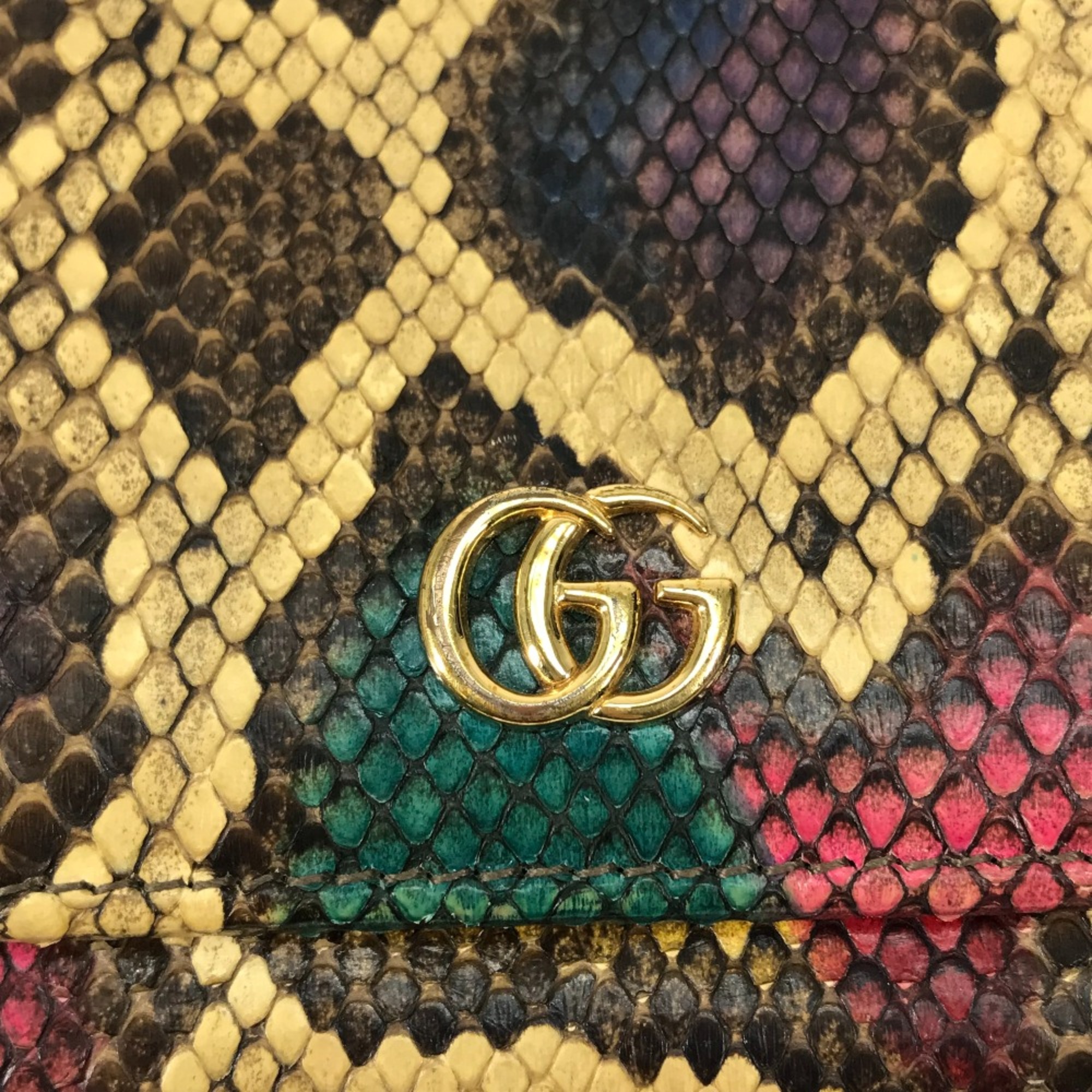 Gucci 546585 GG Marmont with mirror 2WAY Shoulder Bag Crossbody Long Wallet Multicolore