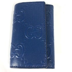 Gucci 625565 key 6-Ring Key Case blue