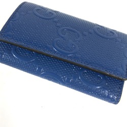 Gucci 625565 key 6-Ring Key Case blue