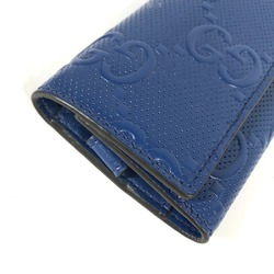 Gucci 625565 key 6-Ring Key Case blue