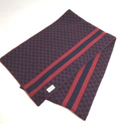 Gucci Bicolor Scarf Red Navy