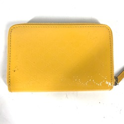 Gucci 255452 Sima Line Wallet Coin Compartment Compact Wallet Card Case coin purse yellow