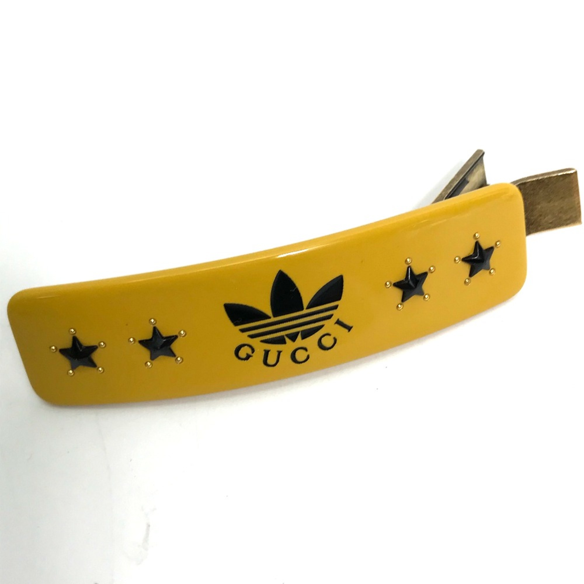 Gucci 702940 hair accessory Barrette Valletta yellow