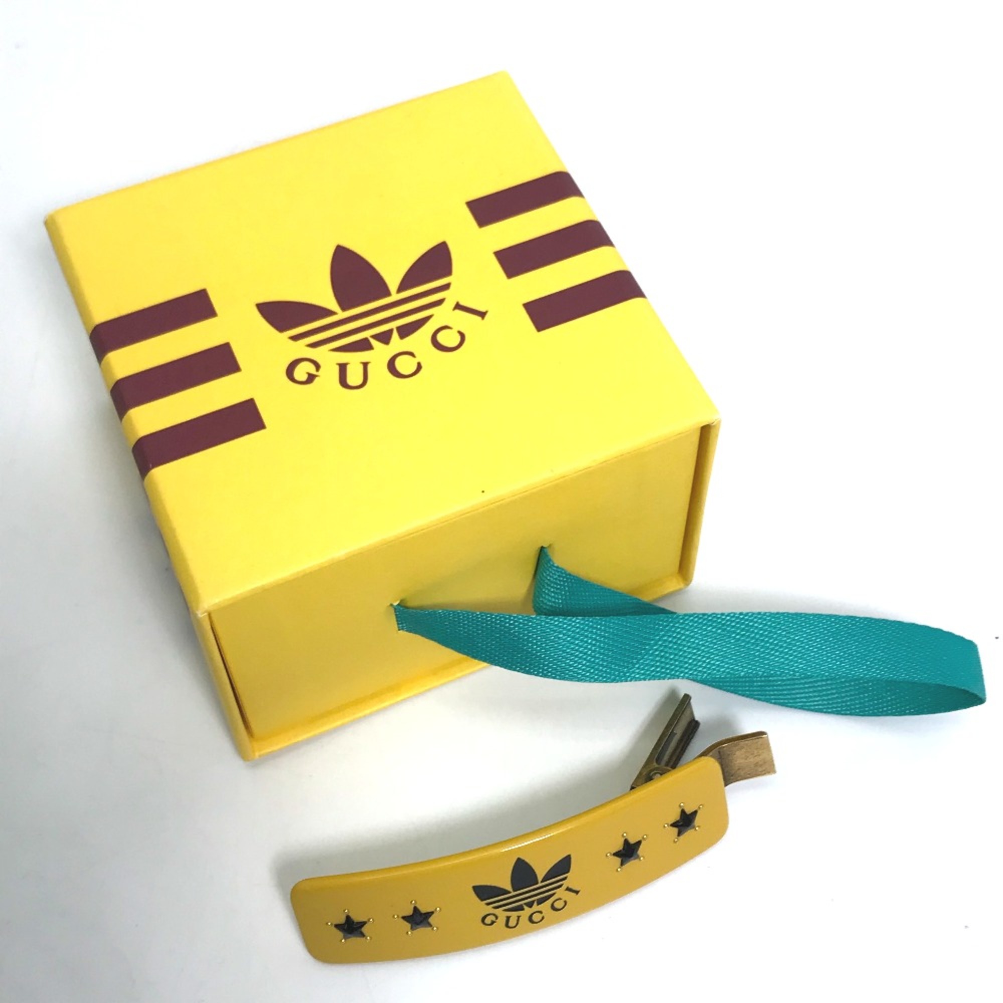 Gucci 702940 hair accessory Barrette Valletta yellow