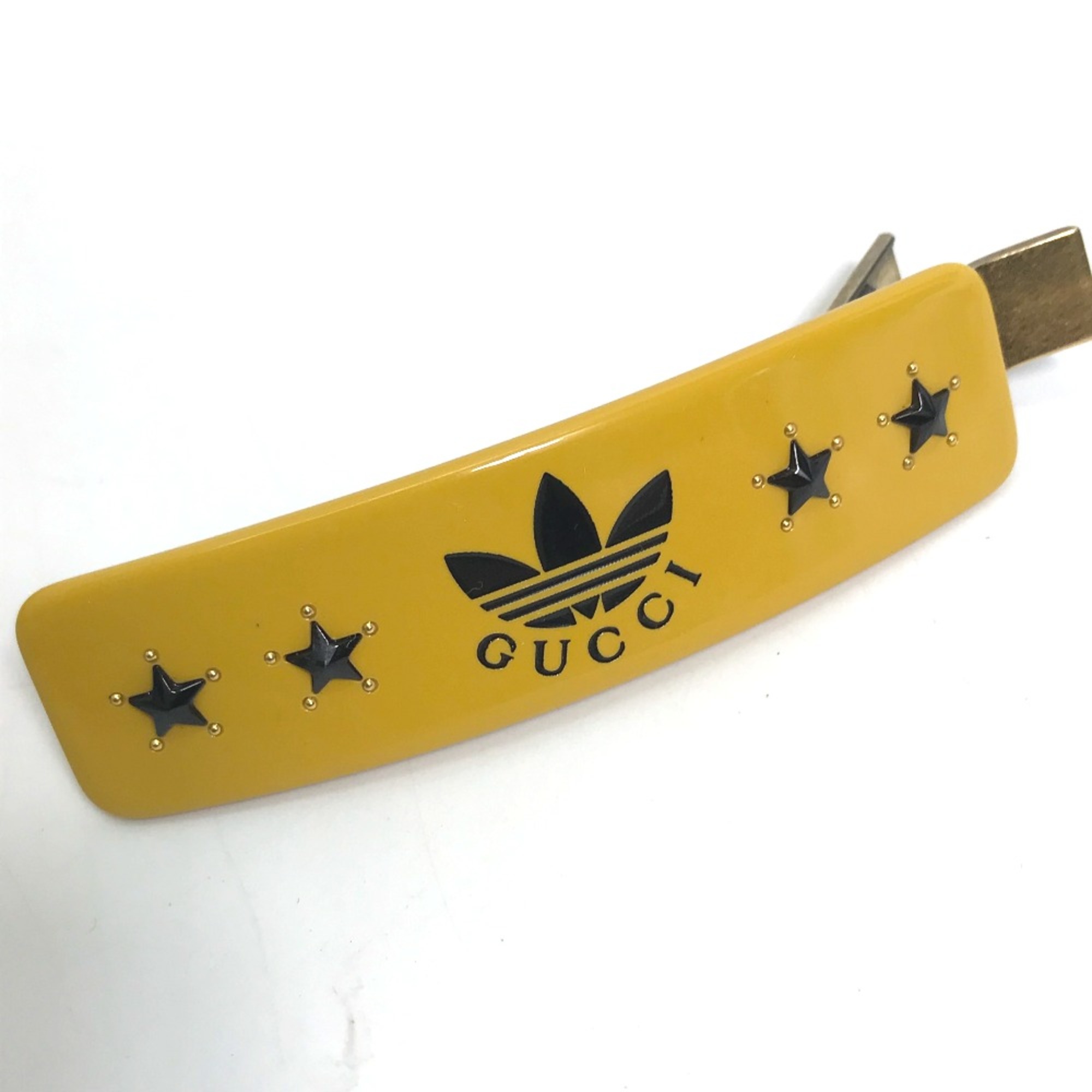 Gucci 702940 hair accessory Barrette Valletta yellow