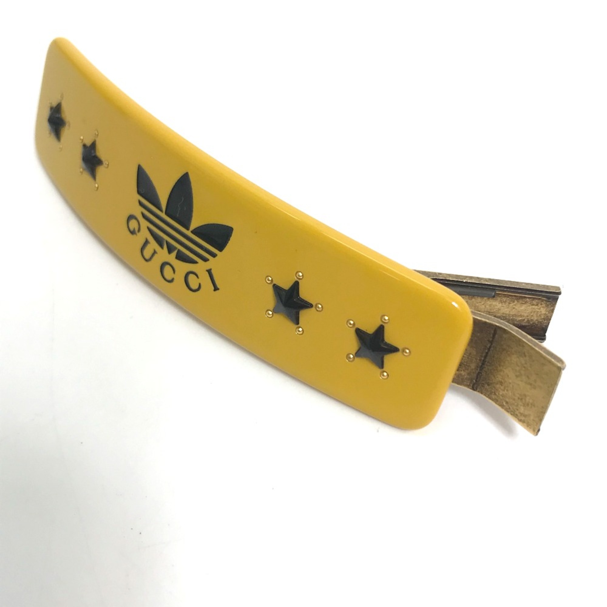 Gucci 702940 hair accessory Barrette Valletta yellow