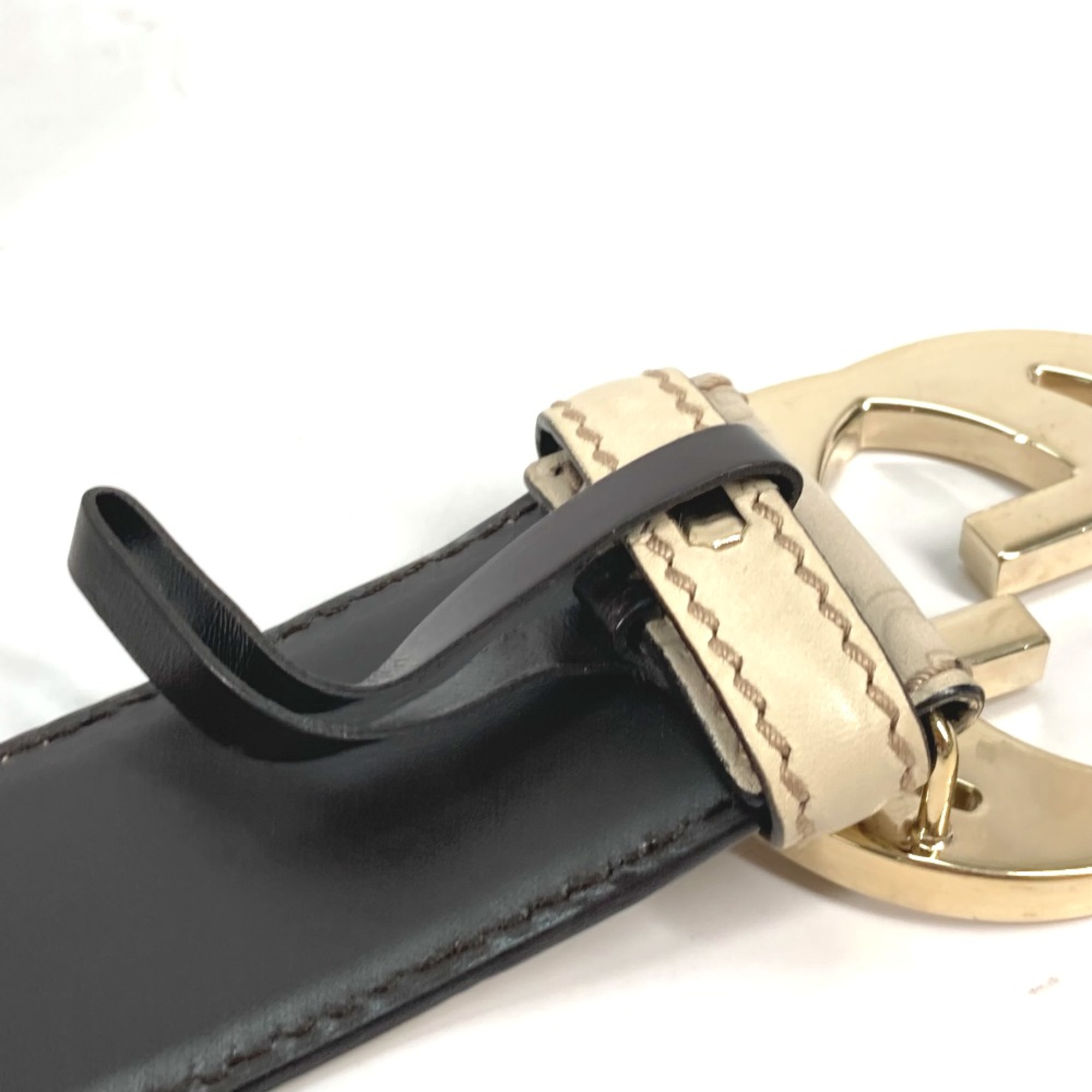 Gucci 114876 Guccissima GG GG buckle belt BeigeBased Gold