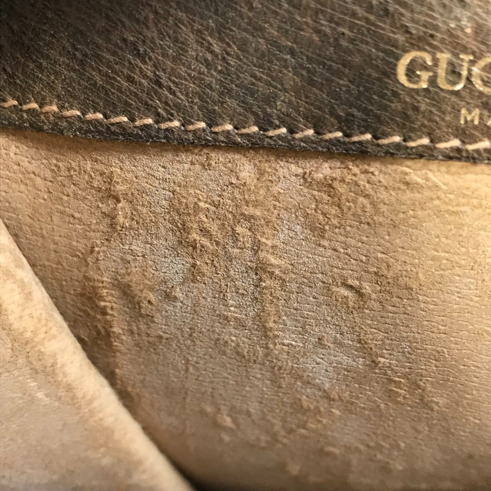 Gucci Sherry line Pochette Crossbody bag Shoulder Bag Beige