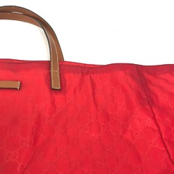 Gucci 286198 GG pattern Duffle Bag Tote Bag Red