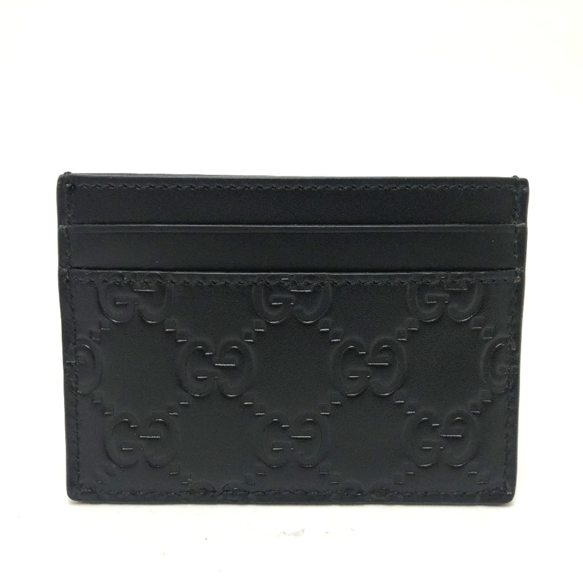 Gucci 473927 Sima Card Case Black