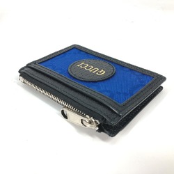 Gucci 625583 OFF THE GRID Coin Compartment Commuter Wallet Pass Case coin purse Blue x Black