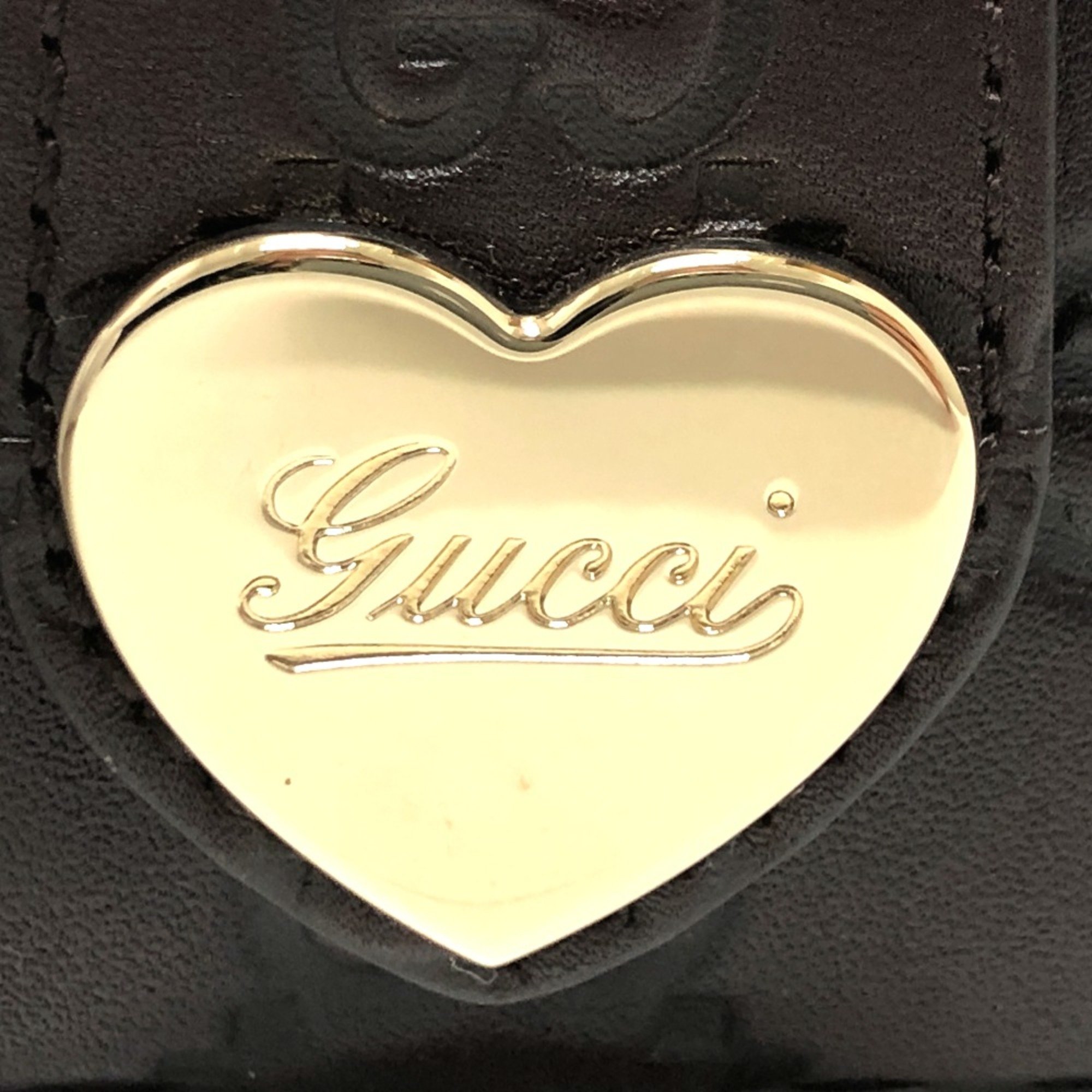 Gucci 203551 GG 6-Ring Key Case Brown GoldHardware