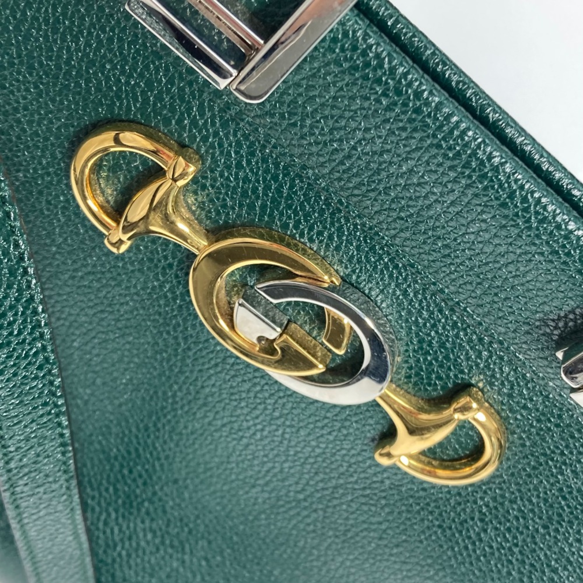 Gucci 569712 2WAY Bag Shoulder Bag Bag Hand Bag Green