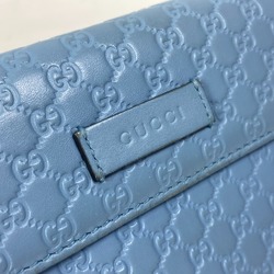 Gucci 449364 Zip Around Long Wallet Light blue