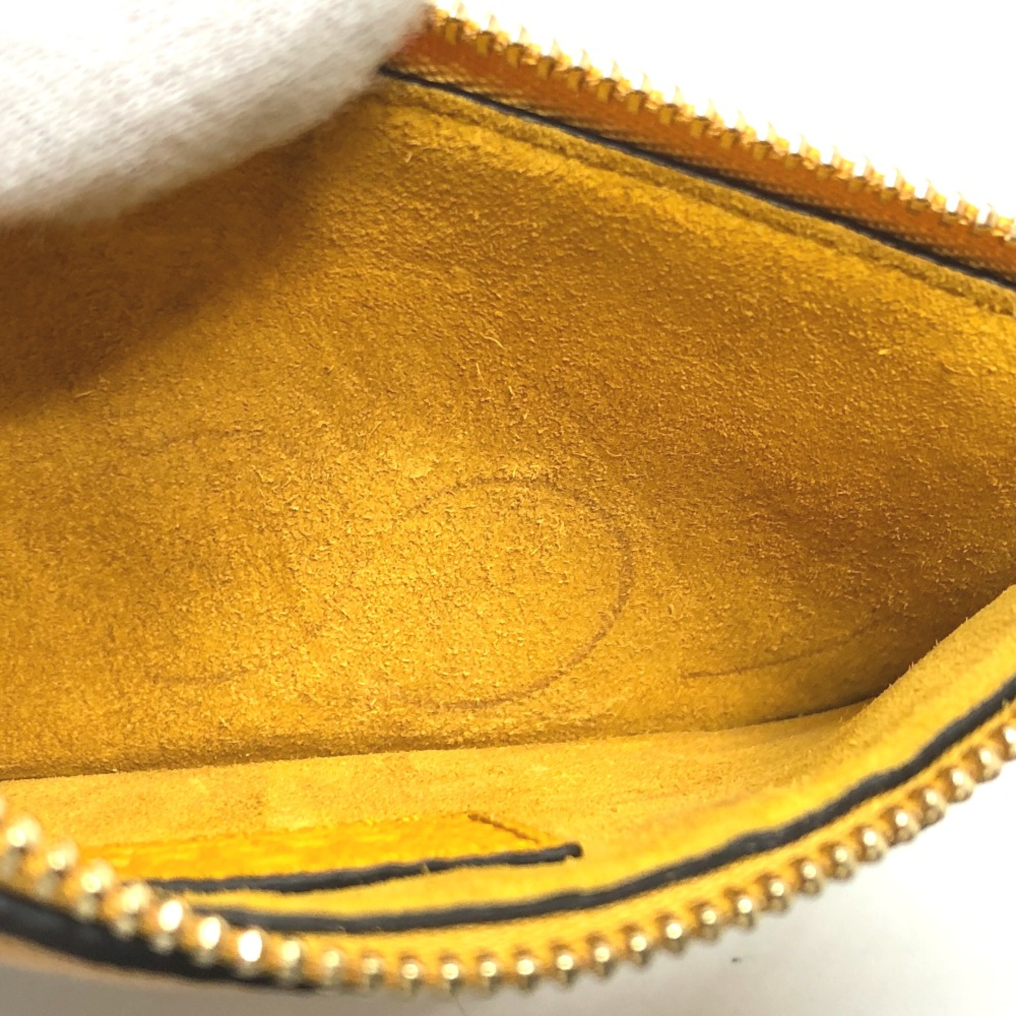 Gucci 725550 Card Case coin purse yellow GoldHardware