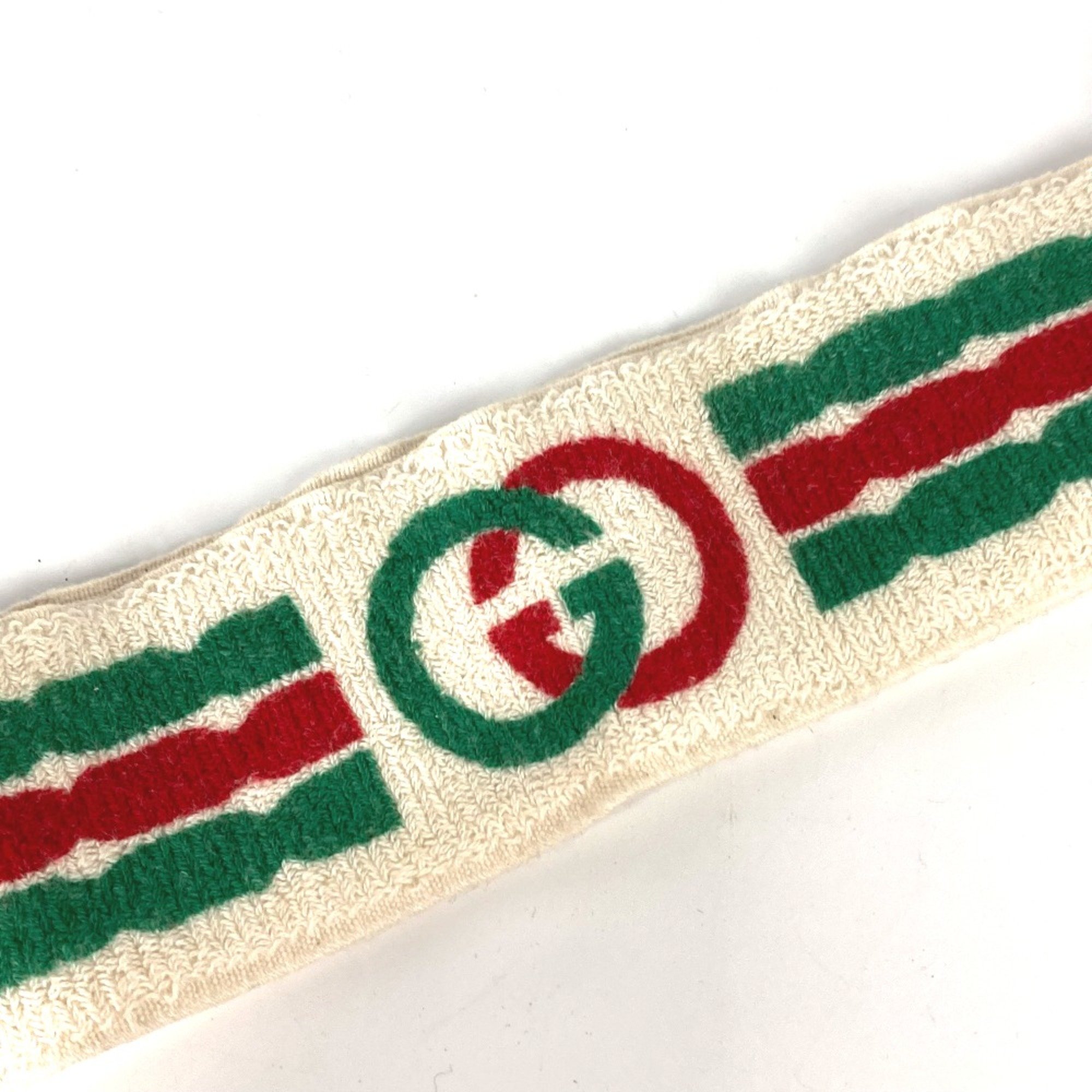 Gucci headband hair accessories hair band White Red x Green