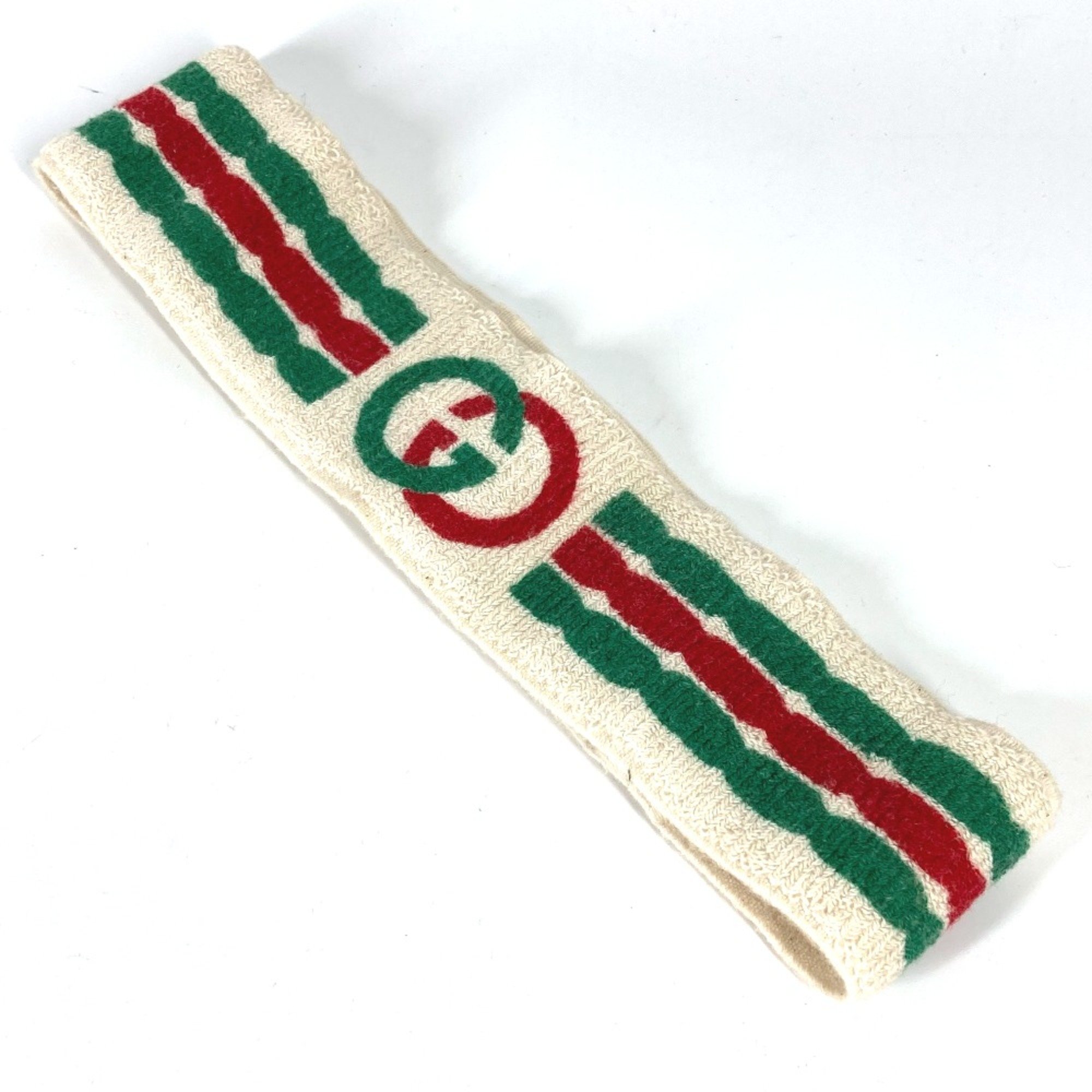 Gucci headband hair accessories hair band White Red x Green