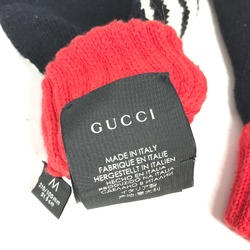 Gucci Glove fingerless gloves Navy Red