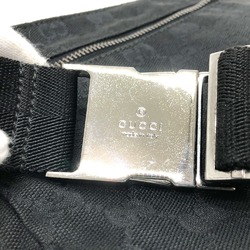 Gucci 28566 GG belt bag bag body bag Waist Pouch Black SilverHardware