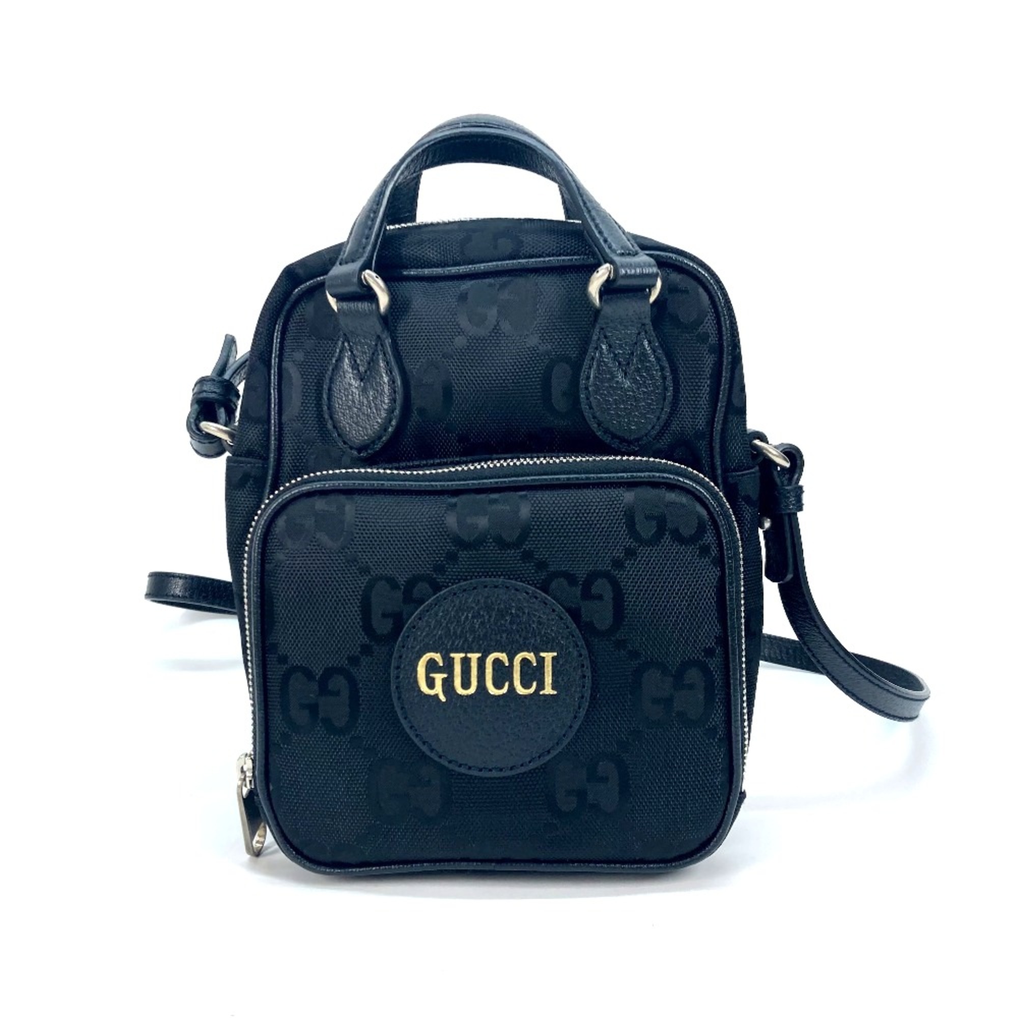 Gucci 625850 2WAY Hand Bag Bag Crossbody Pochette Shoulder Bag Black