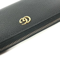 Gucci 739499 GG Marmont Bamboo Long wallet Long Wallet Navy